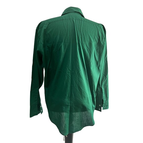 Manhattan Torque Vintage 70's Long Sleeve Collared Button Down Shirt Sz XL (Appx - Picture 2 of 7